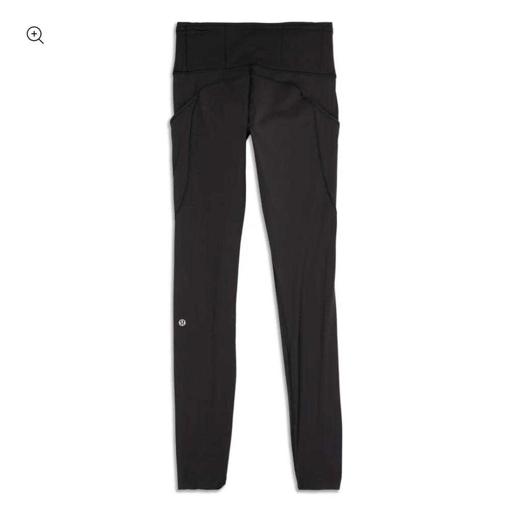 Lululemon black high rise leggings with pockets